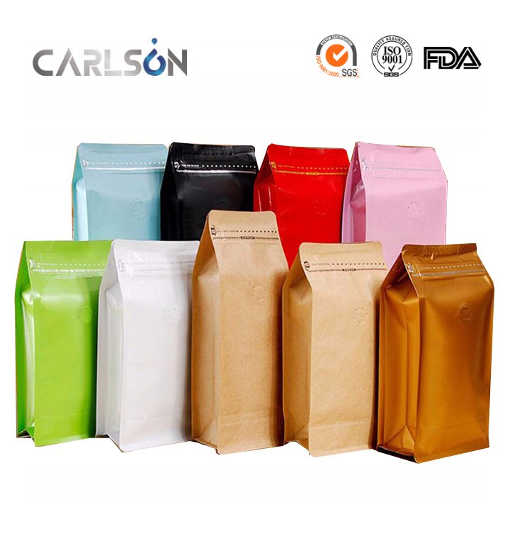 100% food grade flat bottom pouch with zipper custom printed morinaga powder tea bags pack 